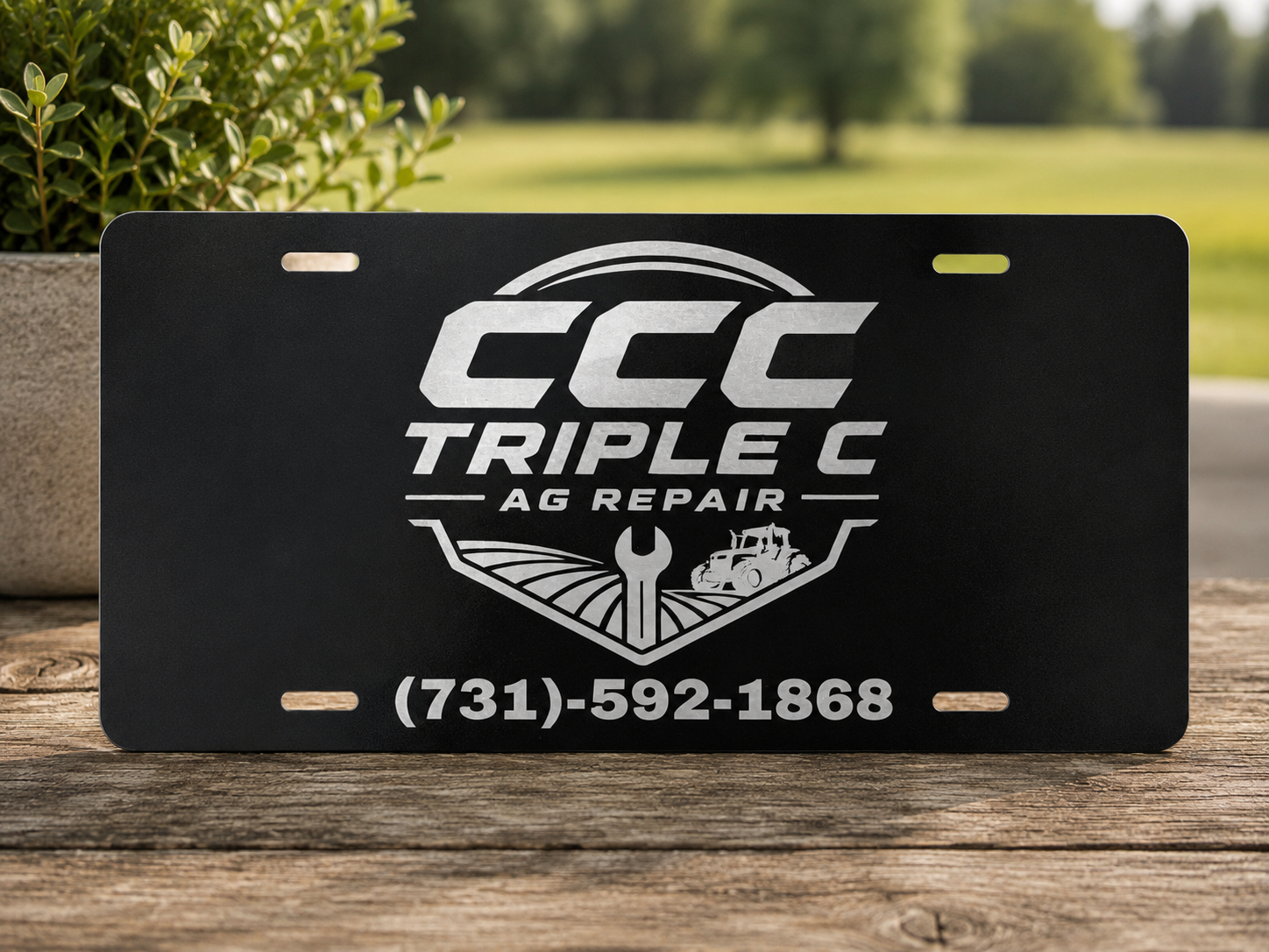 Engraved License Plates