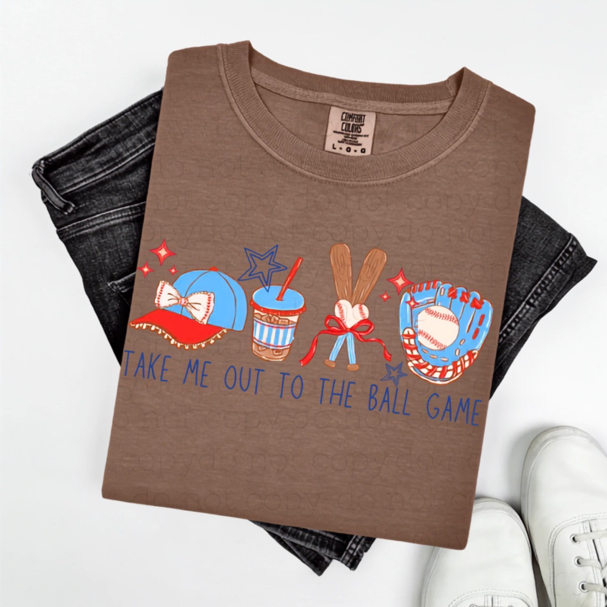 TAKE ME OUT TO THE BALL GAME - T-SHIRT